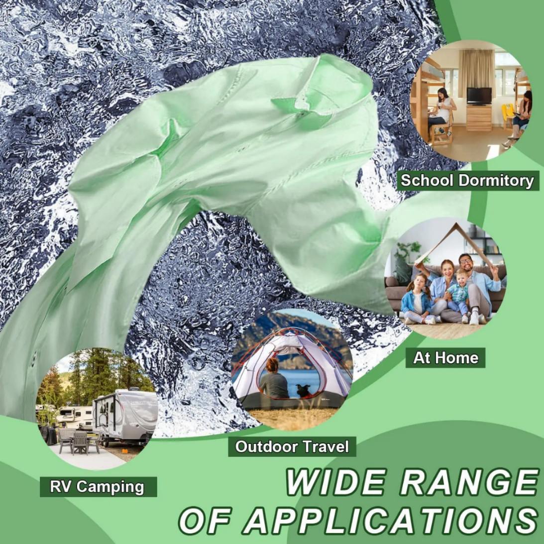 Mini Folding Washing Machine with Dryer | Deep Cleaning 🧺✨