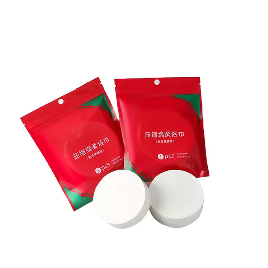 ✨ Big Magic SoftTouch Tablet Tissue Towels | Portable Disposable Pure Cotton Compressed Towel | Water Wet Wipe 💧