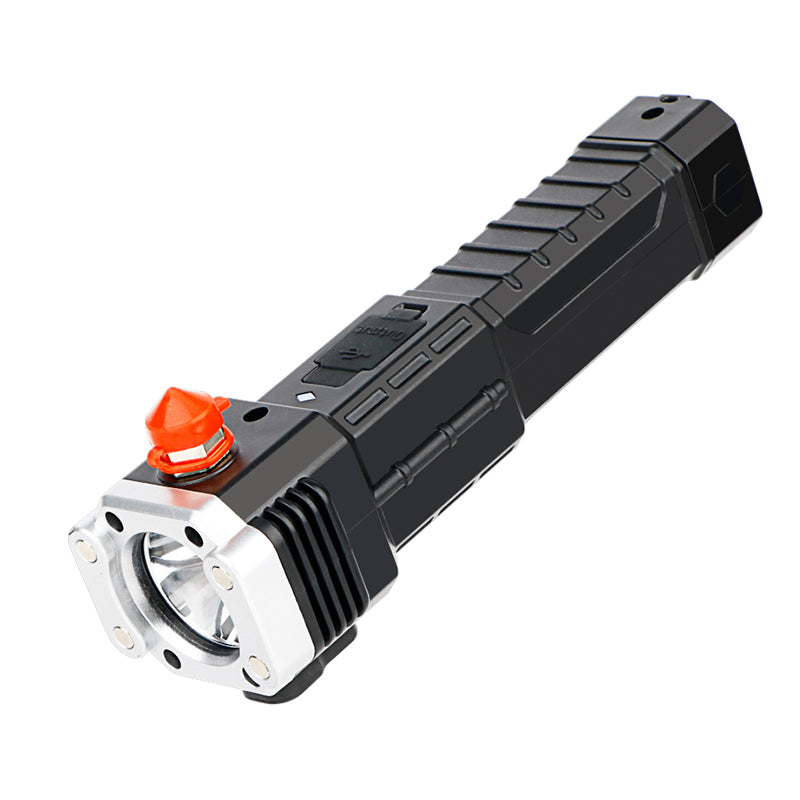 4-in-1 Rechargeable Rescue Torch 🔦🔨