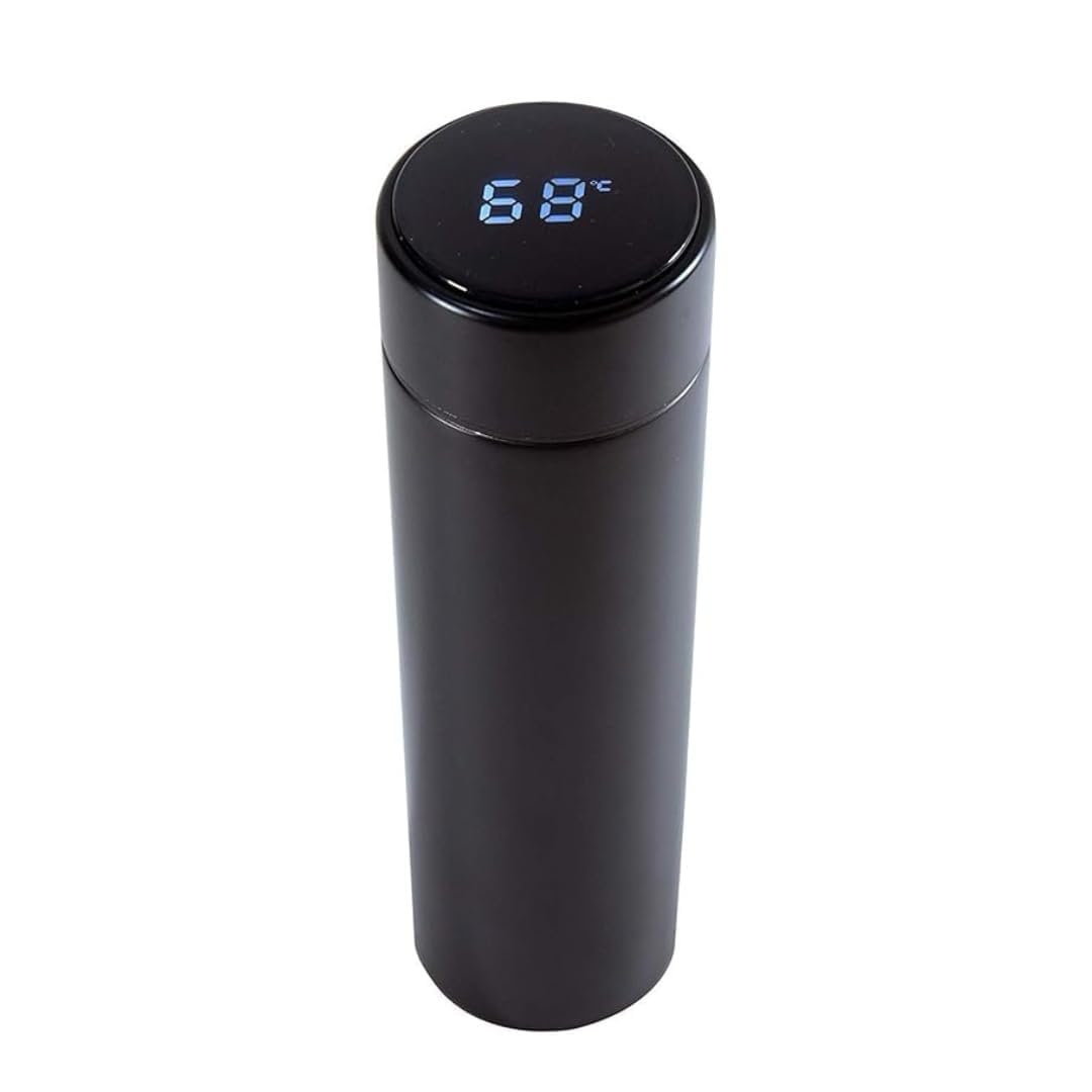 Smart LED Temperature Display Vacuum Flask 🌡️ | 500ml Stainless Steel Water Bottle 💧 | Leakproof & Insulated for Gym, Travel & Sports 🚀