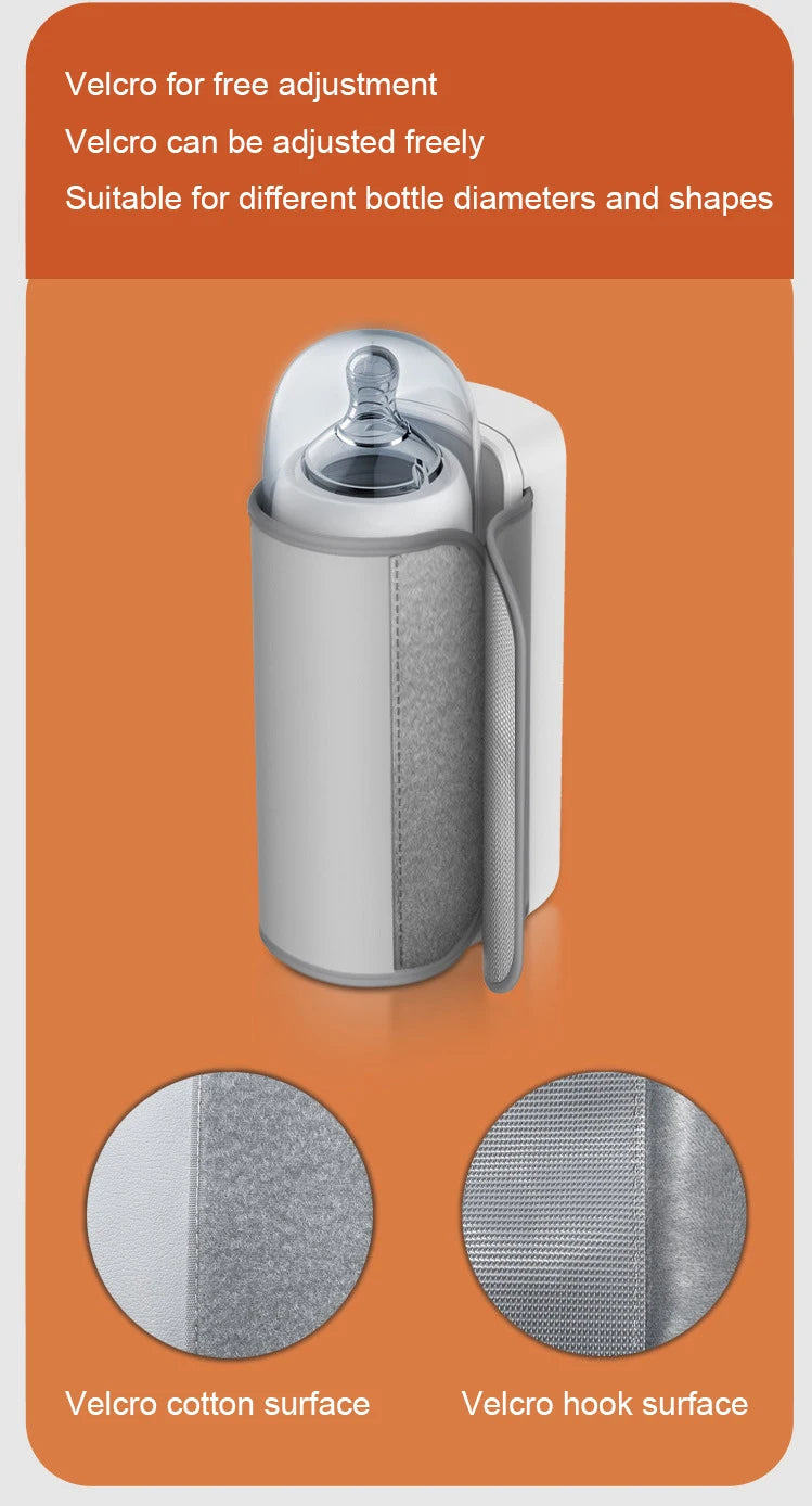 Travel-Ready Bottle Warmer 🚗 | Precise Temp Control 🌡️ | Fast-Heating ⚡
