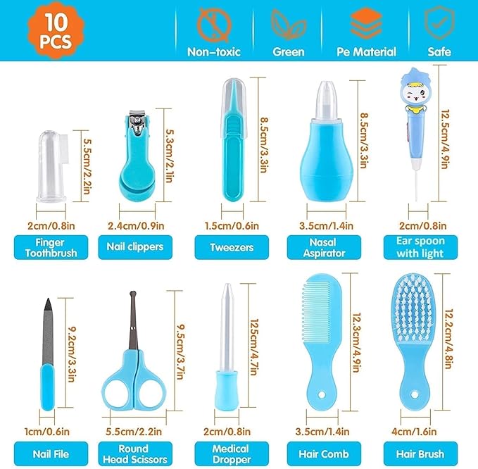 10-in-1 Baby Grooming & Healthcare Kit 👶✨ | Complete Newborn Essentials 🎁