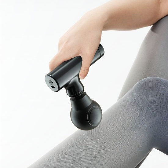 🔥 Mini Massage Gun: Black Edition | Deep Tissue Relief & Quiet Percussion ⚡ Portable Power 🖤