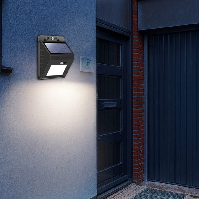 Eco Solar Motion Sensor Wall Light ☀️ | 3 Smart Modes | IP64 Waterproof 🌧️ | Bright Cool White for Gate & Garden 🏡