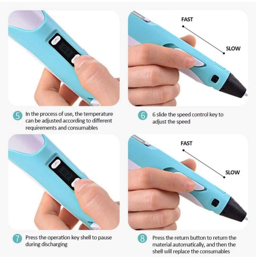 ✨ Master 3D Art: The Ultimate Smart Printing Pen 🖊️