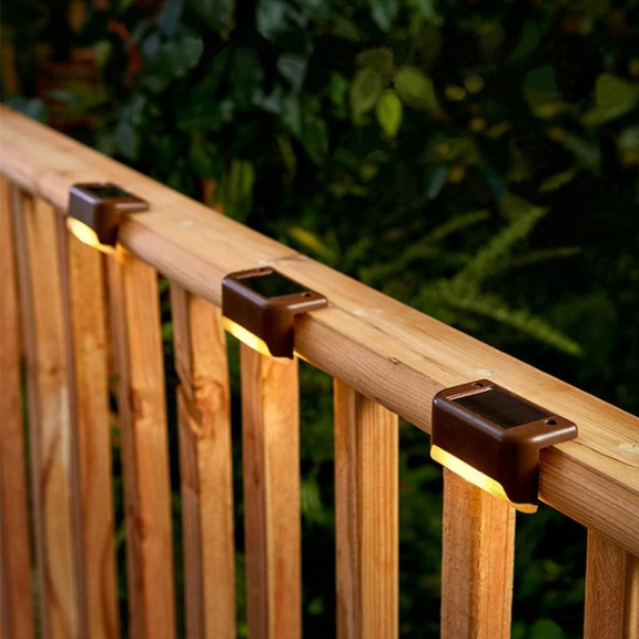 Solar LED Deck Lights ☀️ | Waterproof Outdoor Garden Lamps | Patio & Pathway Decor 🏡