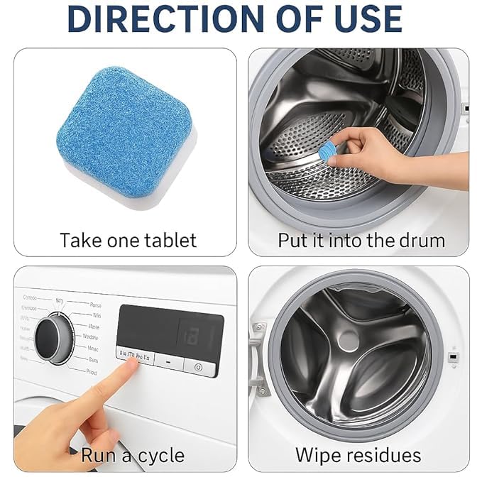 ✨ Washing Machine Cleaner: Deep Clean & Deodorize 🧼