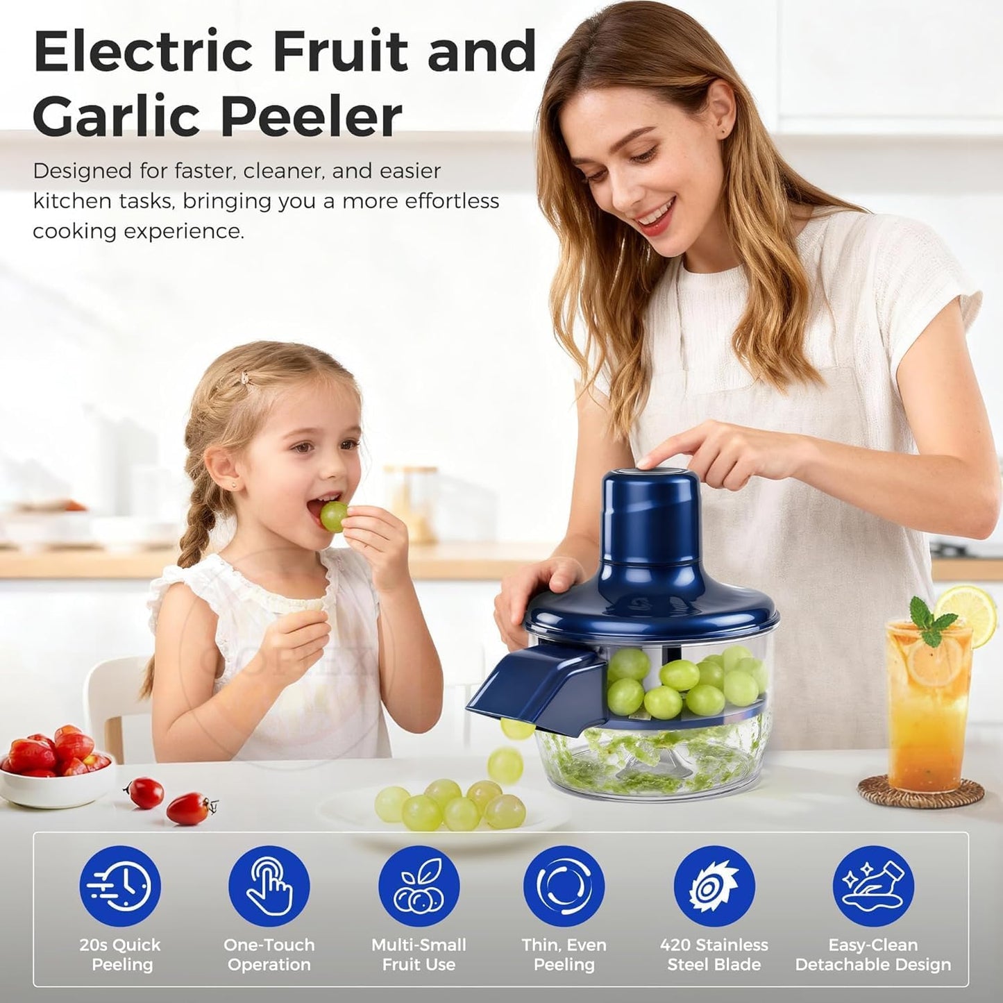 Rechargeable Electric Fruit Vegetable Peeler