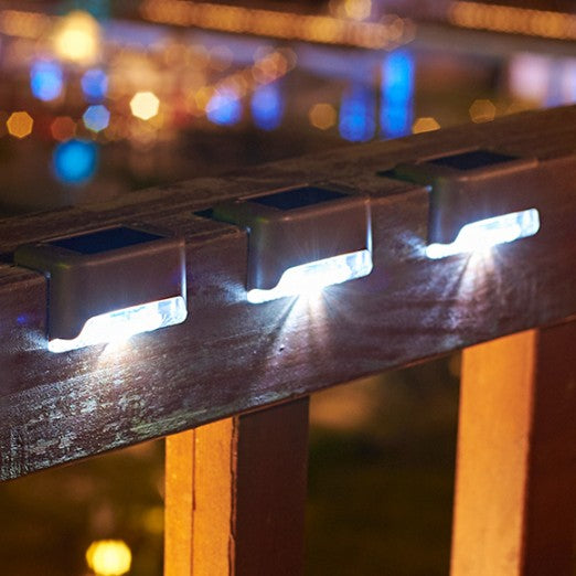 Solar LED Deck Lights ☀️ | Waterproof Outdoor Garden Lamps | Patio & Pathway Decor 🏡