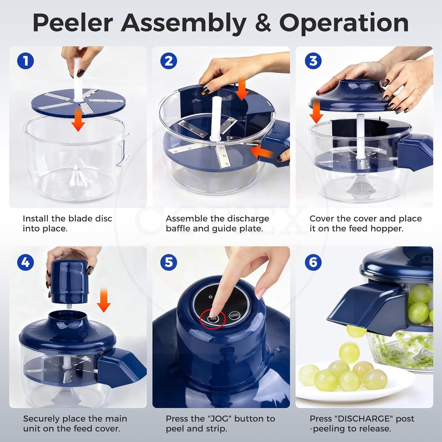 Rechargeable Electric Fruit Vegetable Peeler